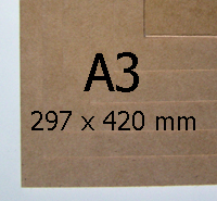 Presspahn Grade K 0.8mm A3 (297 x 420mm)